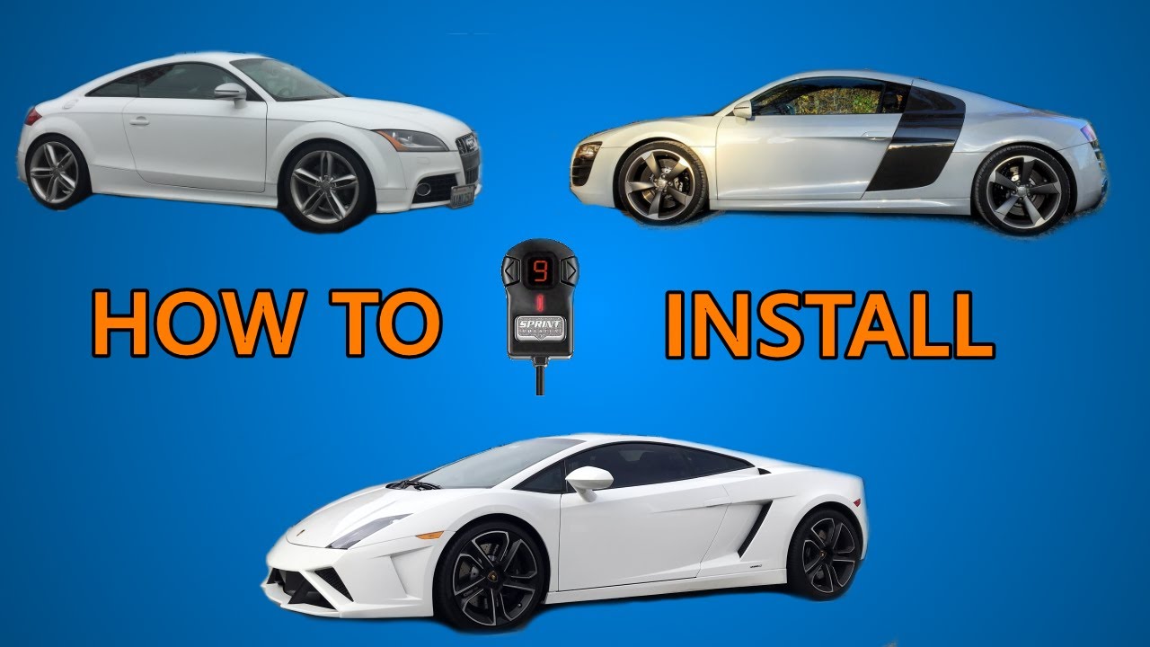 How to Install a Sprint Booster Into a 2009 to 2014 Gallardo (and Audi TT and Audi R8)