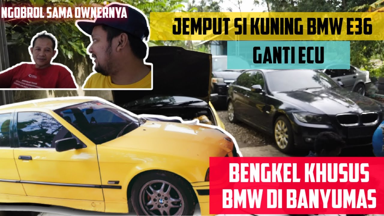 Jemput Si Kuning BMW E36 di Bengkel Khusus BMW X-Solution Banyumas, Sekalian Interview Ownernya