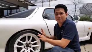 LIVE – Mazda RX7 | รีวิว ผลงาน ขัดสีลบรอย เคลือบสี zymol wax | ถามราคา คลองหลวง ปทุมธานี
