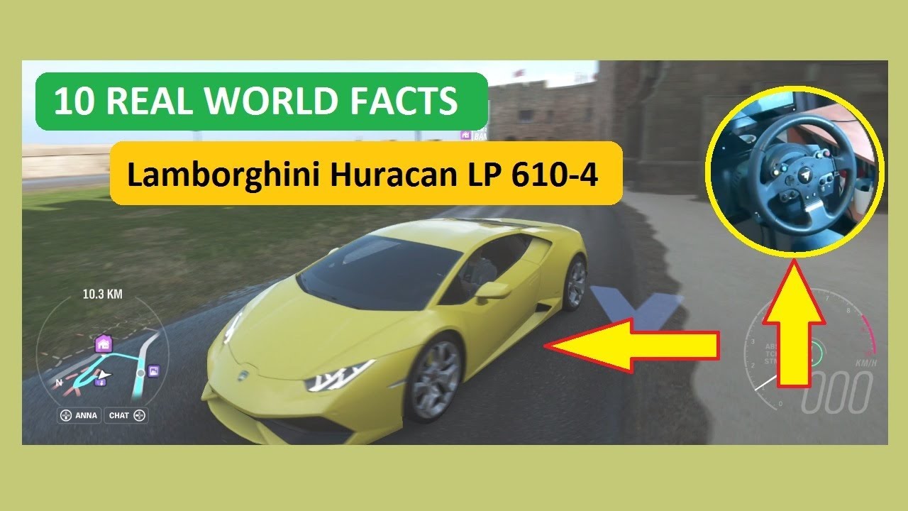 Lamborghini Huracan LP 610 4 – Forza Horizon 4 –  Steering Wheel Gameplay