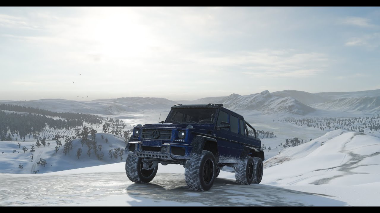 MERCEDES-BENZ G63 AMG 6X6 ON SNOW | FZ 4 PC