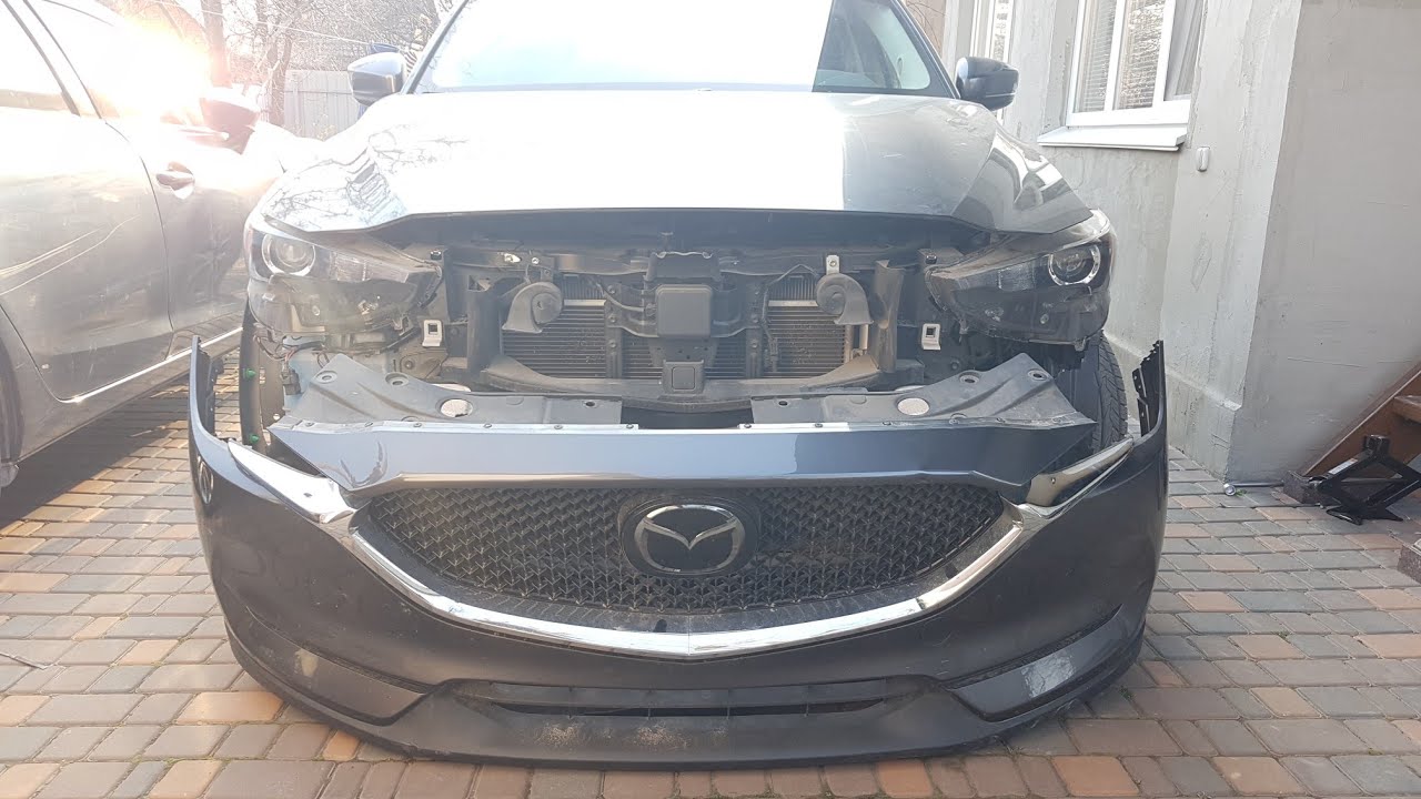 Как снять бампер  Mazda CX5 2018