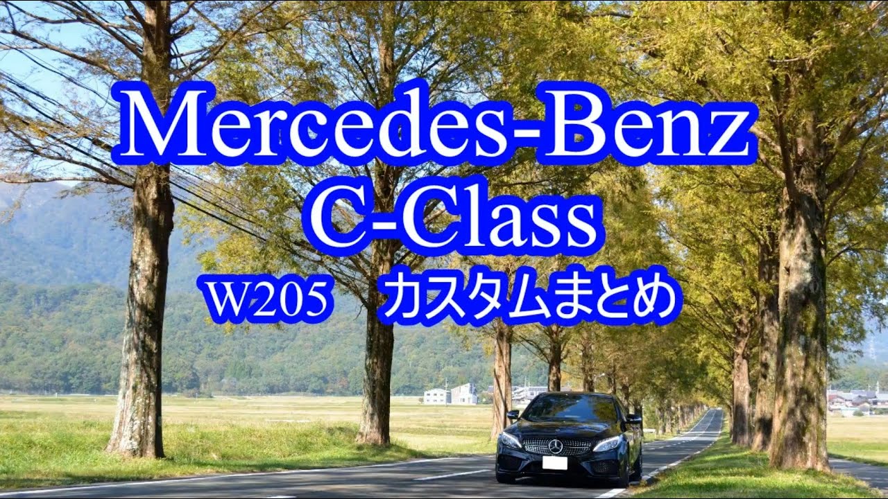 Mercedes-Benz C-Class(W205)カスタムまとめ