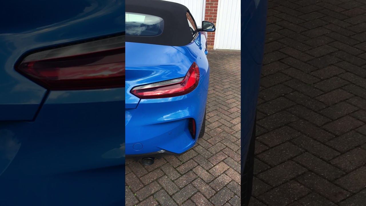New BMW Z4 walk round and interior & exhaust sound