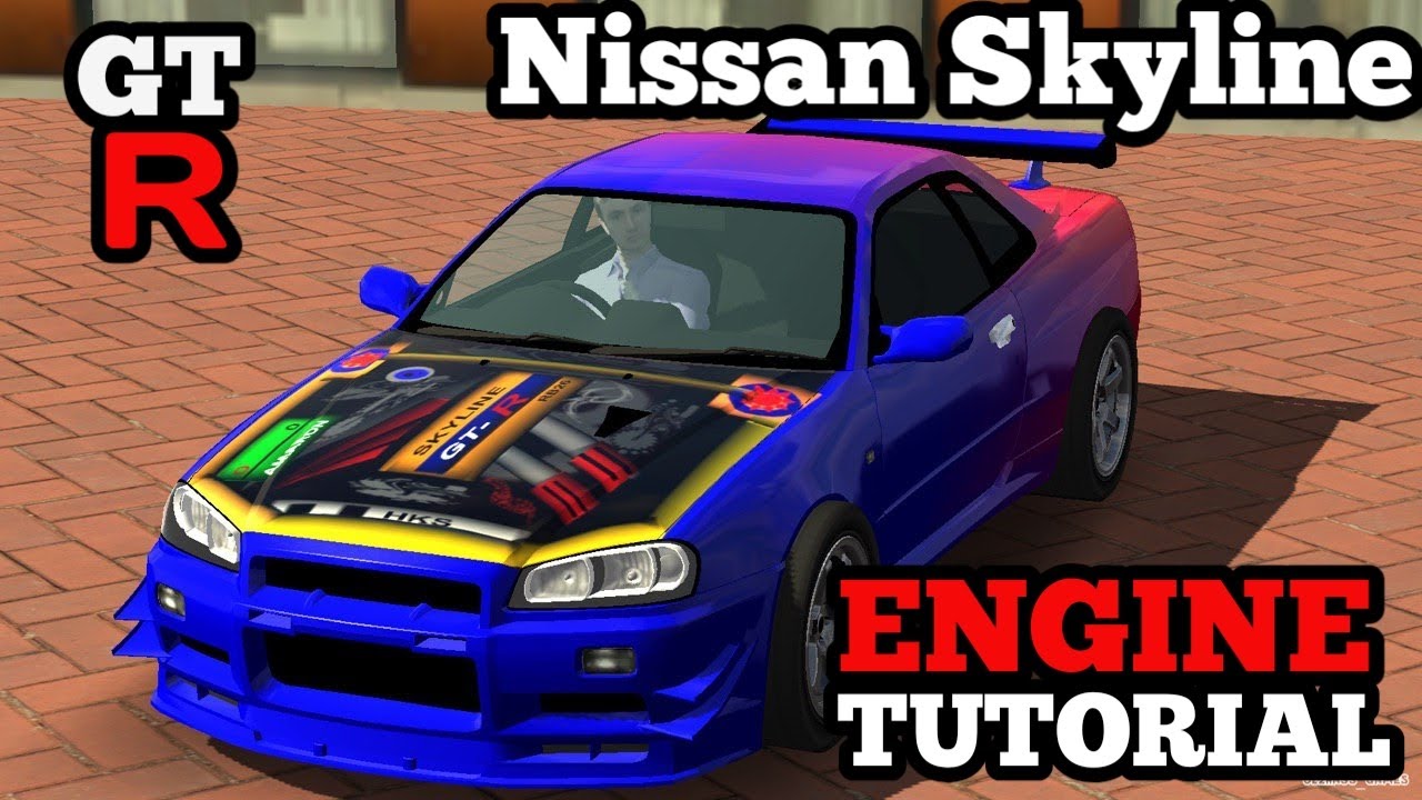 Nissan Skyline Gtr R34 | Engine Design Tutorial