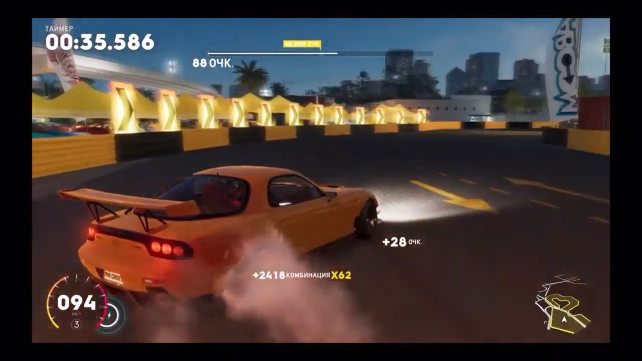 Personal drift record The Crew 2 on Mazda RX-7