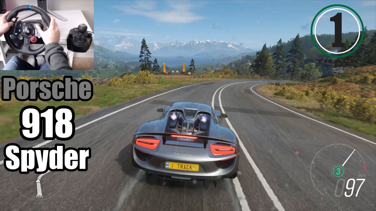 Porsche 918 Spyder (1000 HP) – Forza Horizon 4 | Logitech G29 Steering Wheel Open World Gameplay