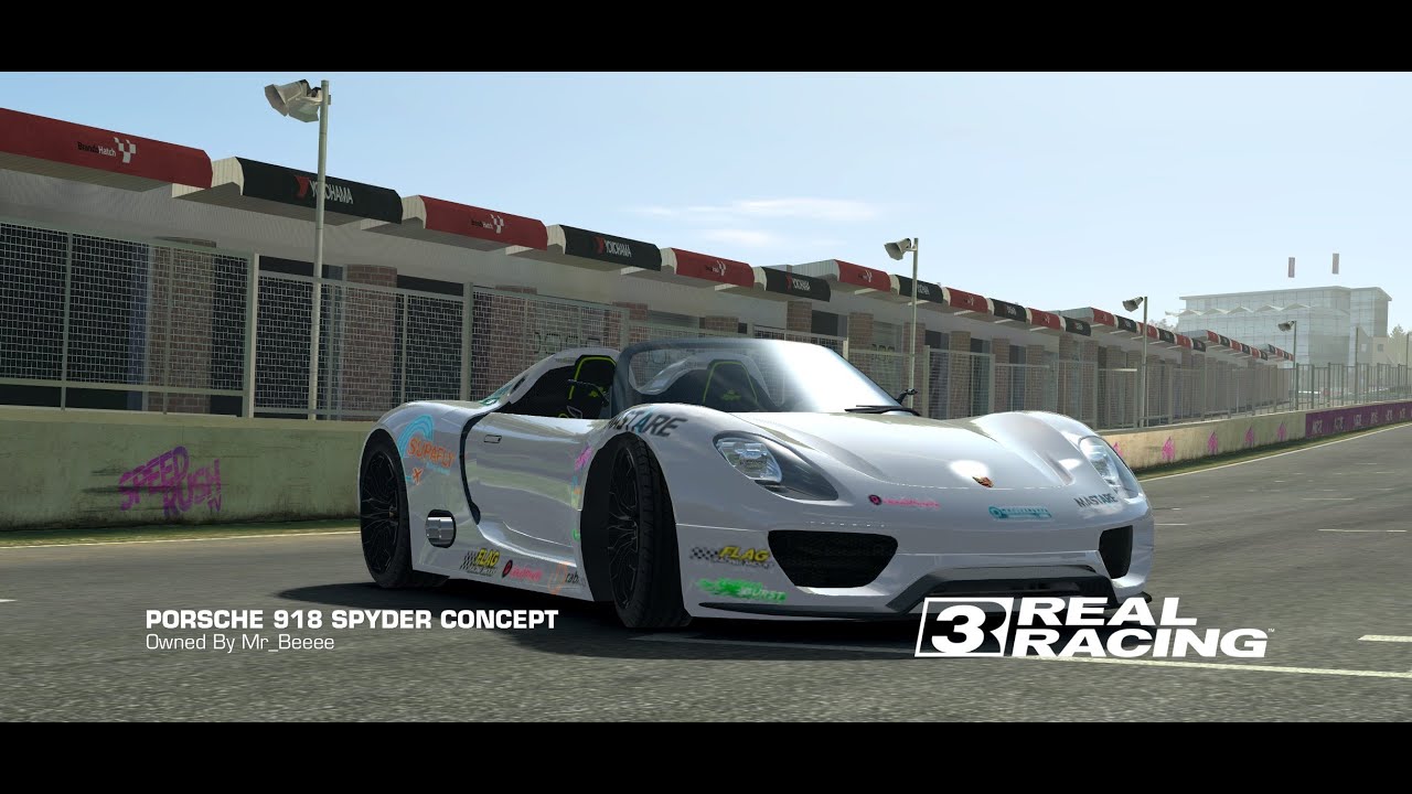 Porsche 918 Spyder Concept Real Racing 3