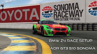 Project cars2 | Race Setup BMW Z4 GT3  for Sonoma