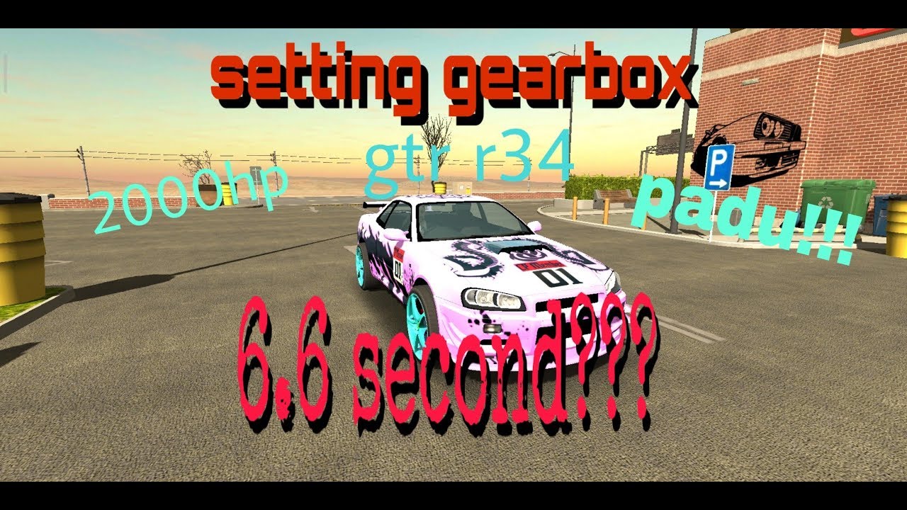 RATIO NISSAN GTR R34 @ SETTING GEARBOX SKYLINE || car parking multiplayer