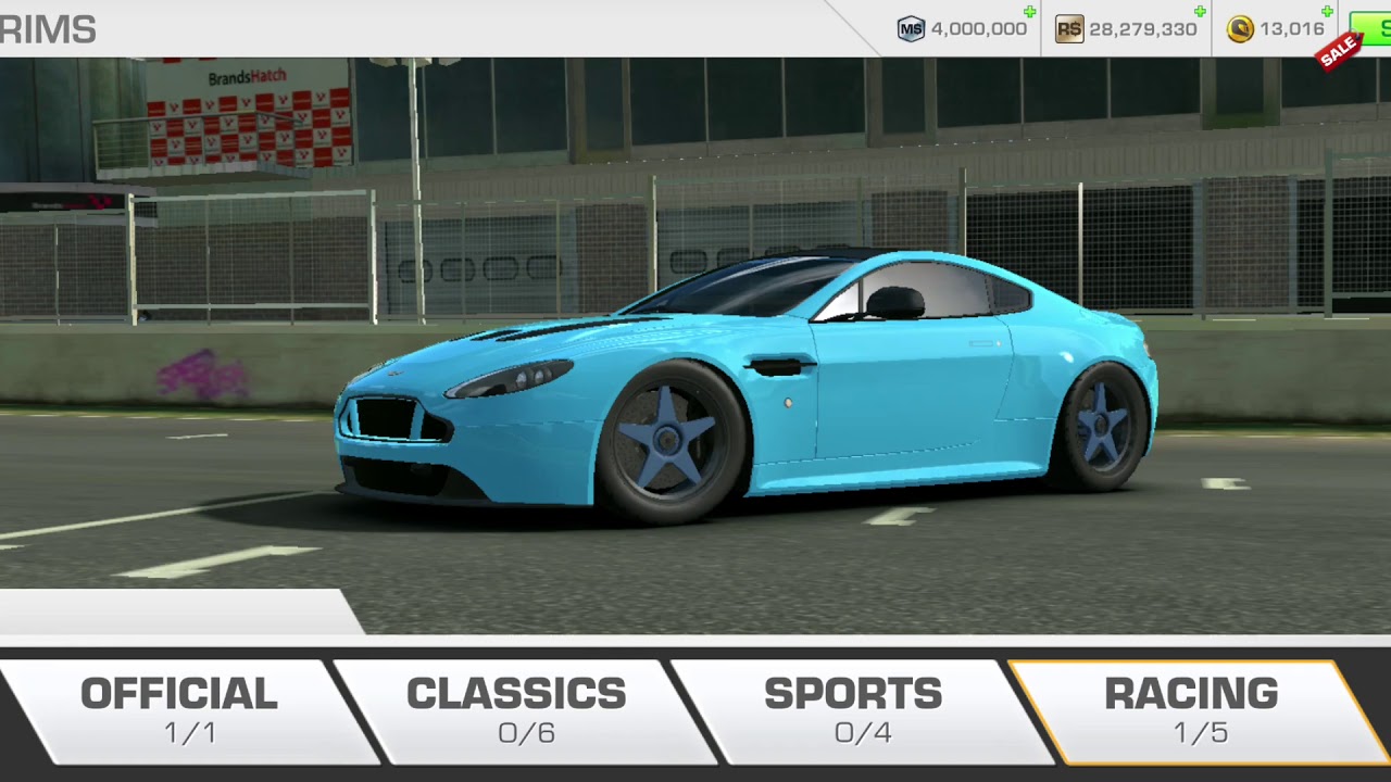 Real Racing 3 – Aston Martin V12 Vantage S Fully Upgraded