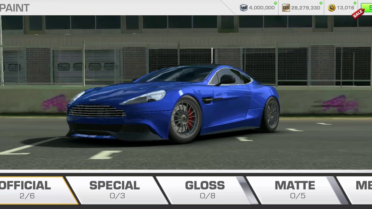 Real Racing 3 – Aston Martin Vanquish Fully Upgraded