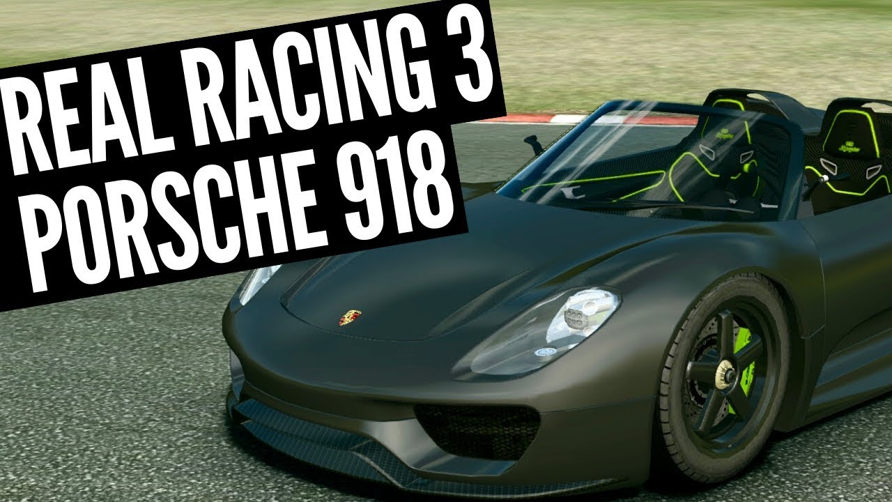 Real Racing 3 – Porsche 918 Spyder Concept