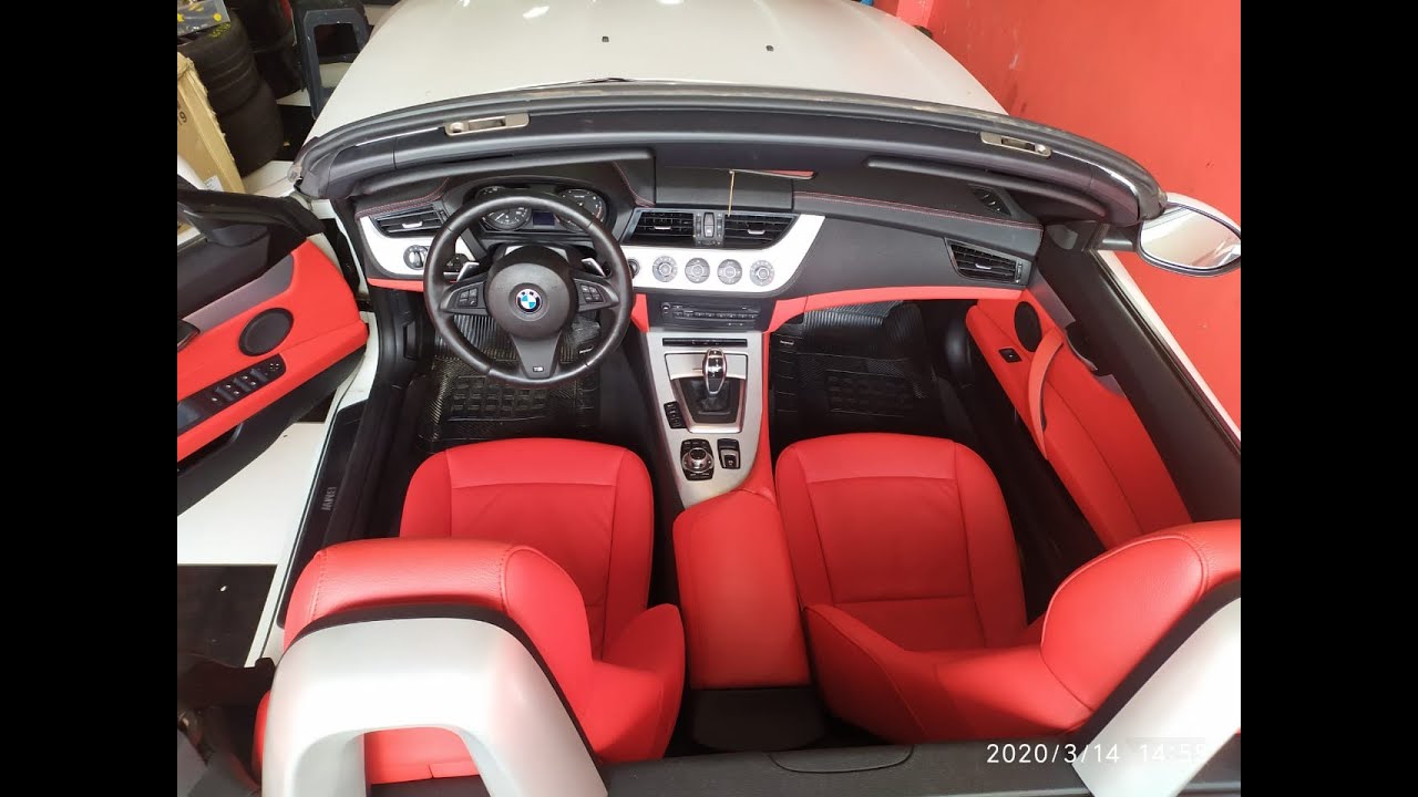 Restauraçâo airbags bmw z4  change color leather