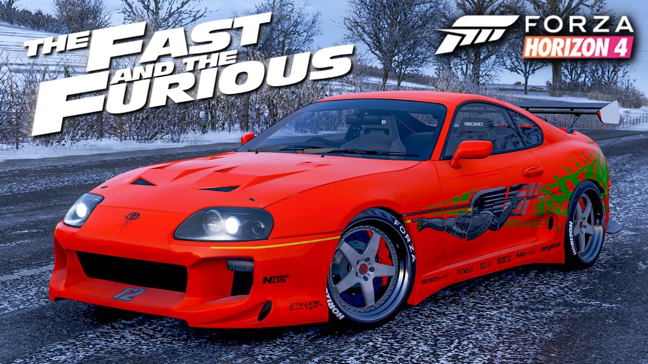 The Fast and the Furious Brian’s Toyota Supra Mark IV – Forza Horizon 4 Realistic Driving