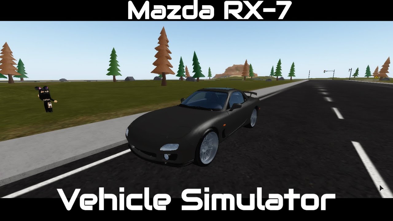 The Mazda RX-7 in Vehicle Simulator