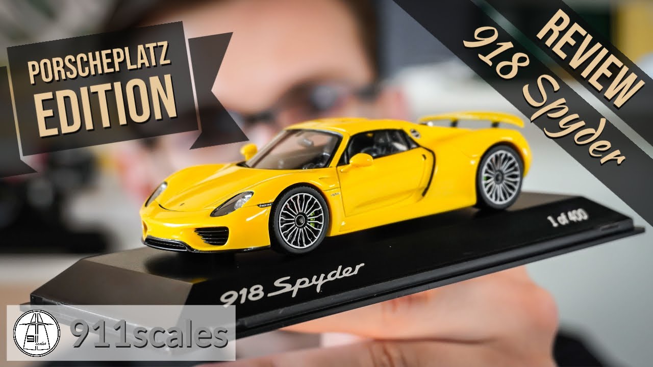 The RAREST 918 Spyder model car. 1/43 scale Spark Porsche model car, limited to only 400 pieces!
