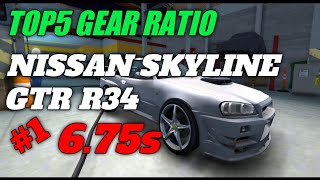 Top5 gear ratio nissan skyline gtr r34 car parking multiplayer