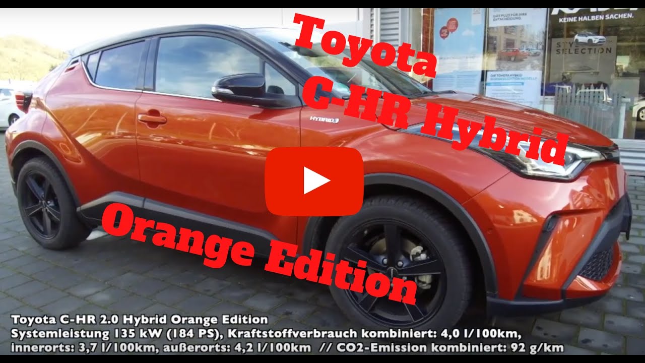 Toyota C-HR 2.0 Hybrid Orange Edition bei Heilbronn