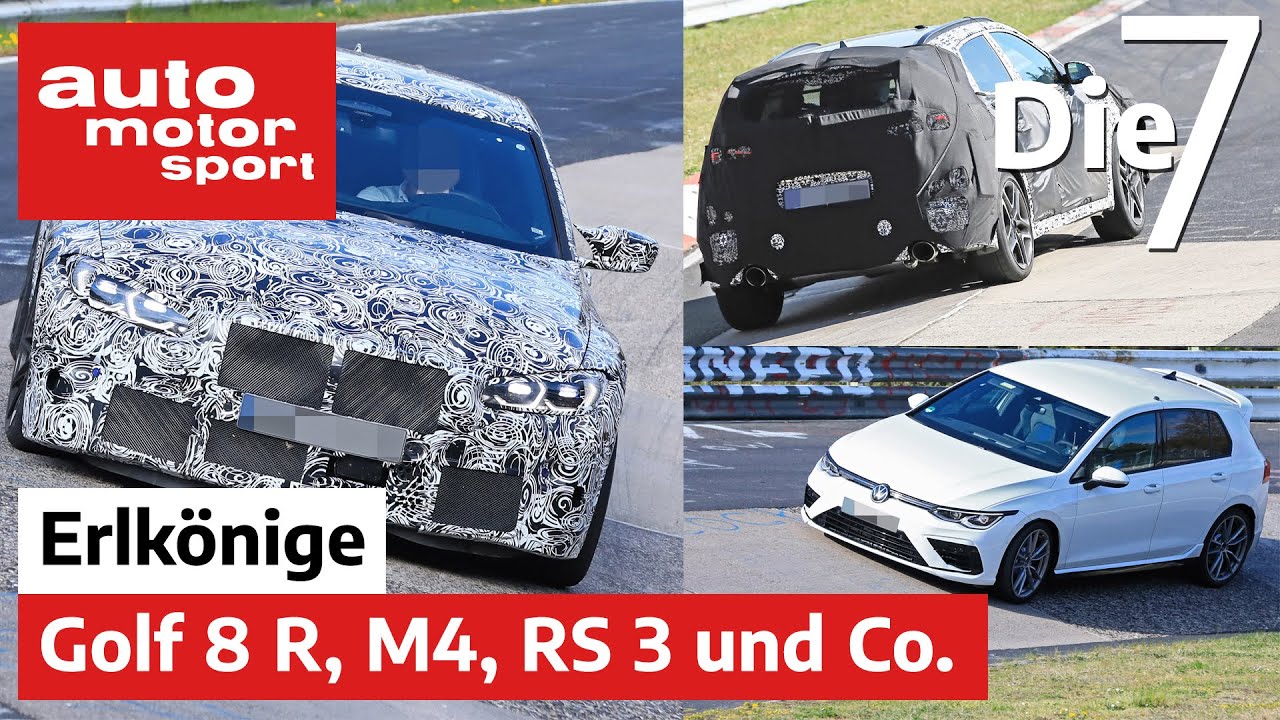 VW Golf 8 R, BMW M4, Audi RS 3 und Co.: 7 spannende Erlkönige im Frühjahr | auto motor und sport
