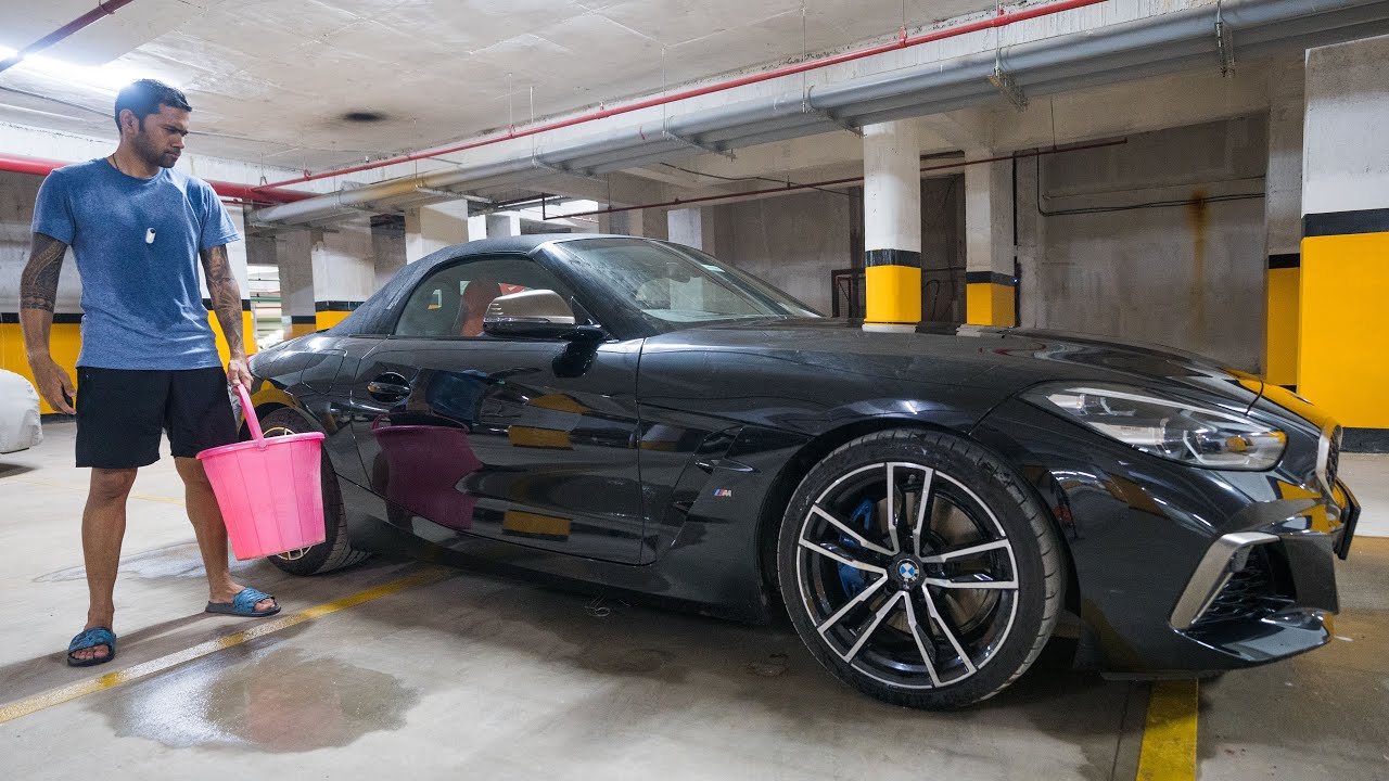 WATER LEAK TEST ON BMW Z4 CONVERTIBLE 🤨