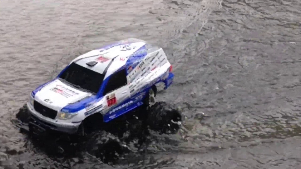 Water Demo G-DRIVE eco+ Toyota Land Cruiser 200 Dakar Rally 2017 // トヨタランドクルーザー 200 ダカールラリー2017