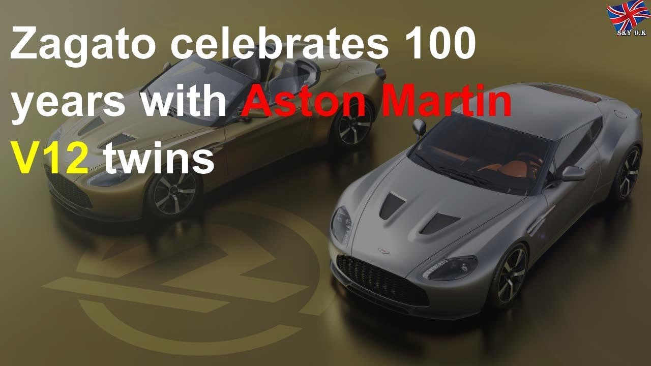 Zagato celebrates 100 years with Aston Martin V12 twins