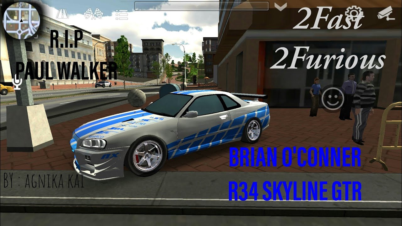 (car parking multiplayer) 2fast 2furious nissan skyline r34 gtr
