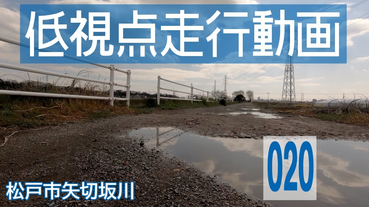 【松戸市矢切　坂川】日産ノートe-POWERでドライブ【4K車載動画】/ [Saka River,Matsudo,Yagiri] Japanese roads from low-angle shot