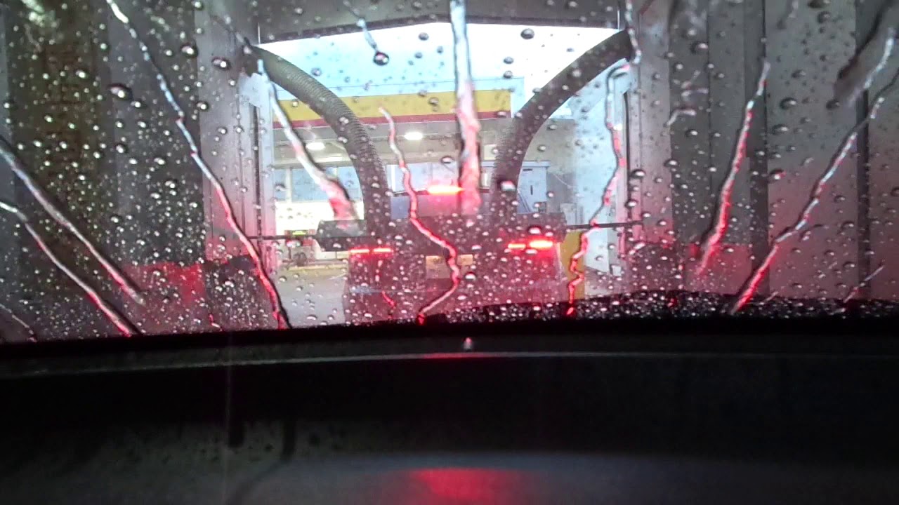 トヨタカローラアクシオ　洗車前面展望