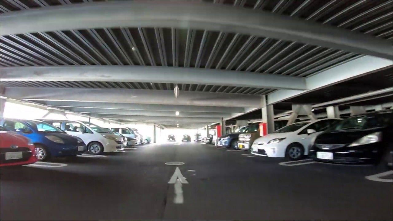 【立体駐車場】小田原コロナシネマワールド の立体駐車場をぐるぐる走ってみた。