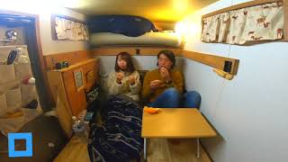 車中泊で日本一周中のカップルが夜のルーティンをお届け！260日以上はこんな夜をです笑