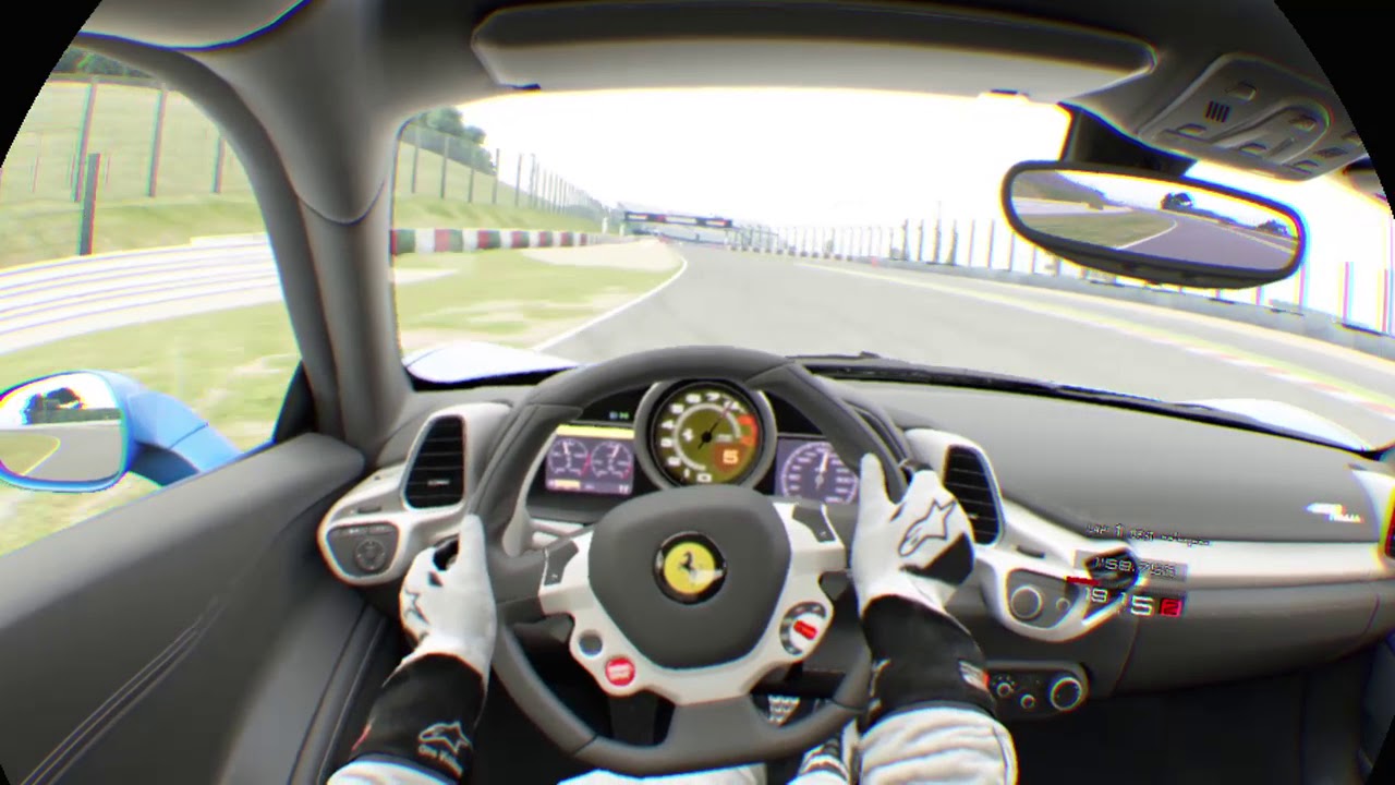 フェラーリ　458　イタリア　でドリフトしたりスピンしたつもりになる動画　鈴鹿サーキット　PSVR　グランツーリスモ®ＳＰＯＲＴ