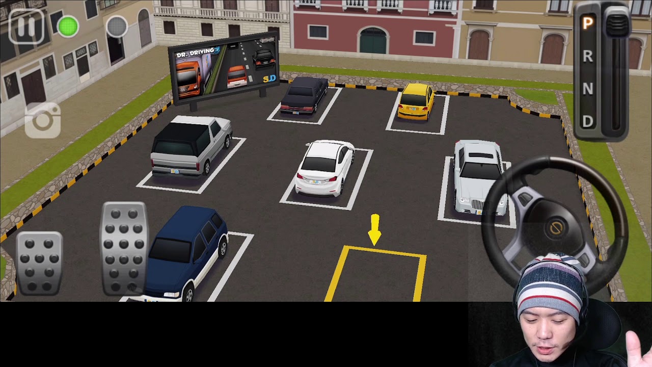 「駐車の達人4」で駐車の勉強をしよう　STAGE30　車のコントロールのコツは「外から中へ」