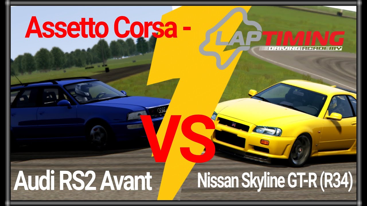 AC Laptiming | 1.rész | Nissan SKYLINE GT-R (R34) vs Audi RS2 AVANT