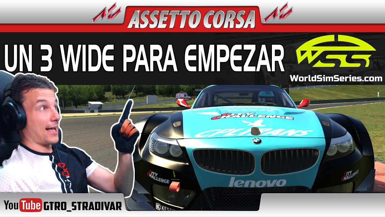 ASSETTO CORSA | “UN 3 WIDE PARA EMPEZAR” – BMW Z4 GT3 @ MUGELLO – World Sim Series | GTro_stradivar