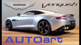 AUTOart 1/18 Scale Aston Martin Vanquish S – Lightning Silver – Model Car