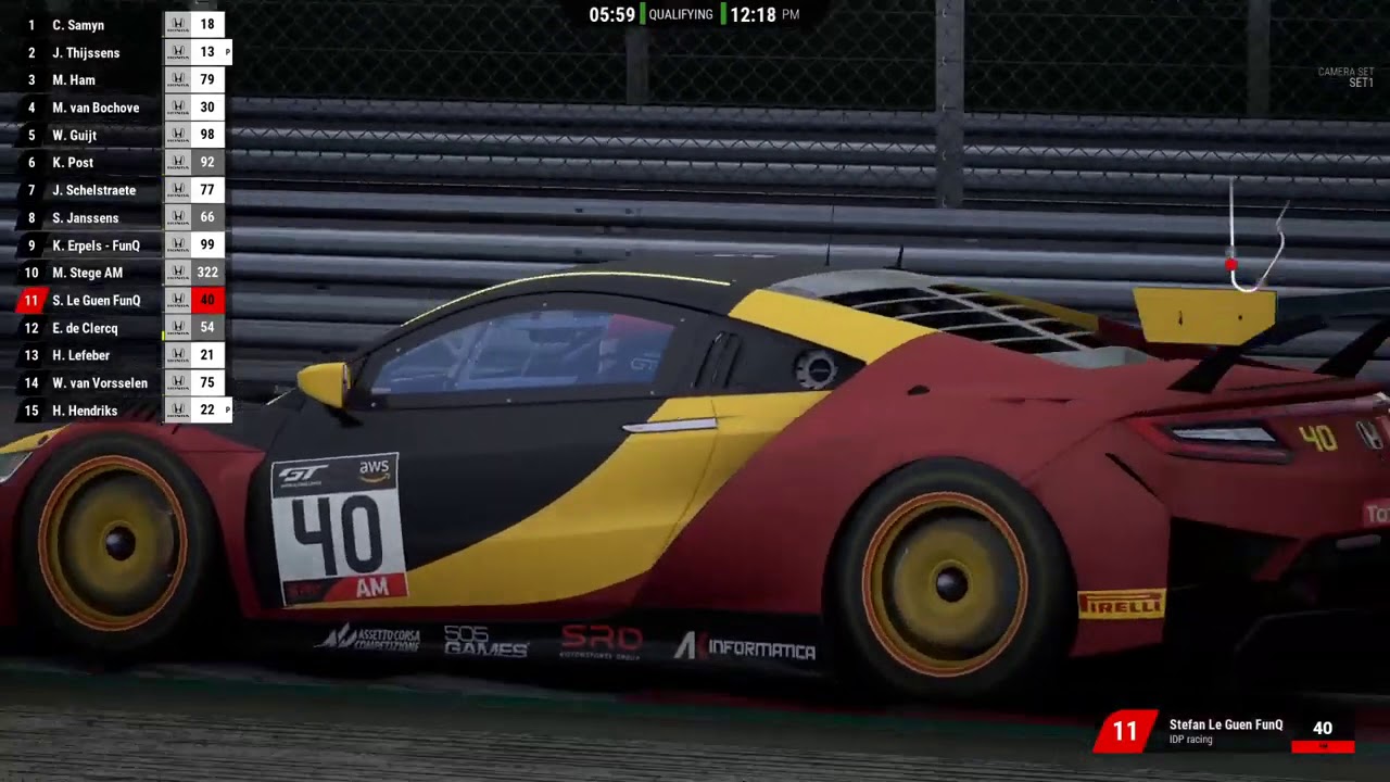 Assetto Corsa Competizione – Honda NSX Blancpain GT3 Cup – Nurburgring   DC-SimRacing.NL – LIVE