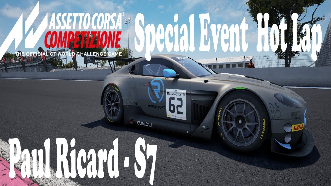 Assetto Corsa Competizione – Special Events S7 HotLap Paul Ricard AMR V12 Vantage Setup