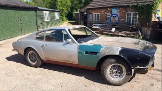 Aston Martin DBS V8 – “Rust2Road” Part 3 – Getting the bonnet on and lined up…