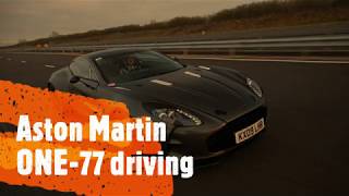 Aston Martin ONE 77 driving