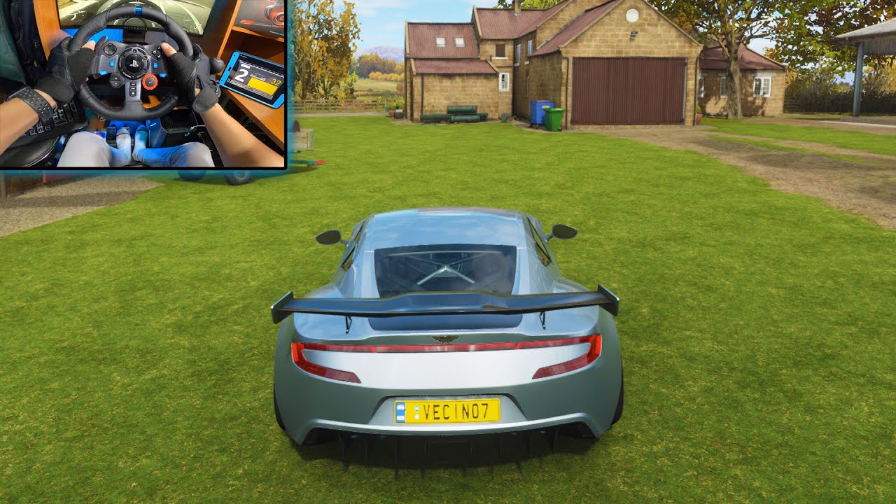 Aston Martin One 77 – Forza Horizon 4 | Logitech G29 gameplay