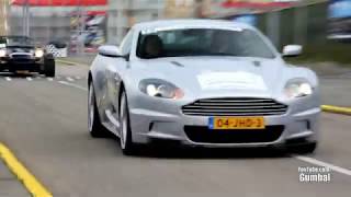 Aston Martin SOUND DBS, Rapide, V12 Vantage, DB9 Volante, V8 Vantage!!