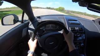 Aston Martin V12 Vantage S POV Drive! *Full Throttle*