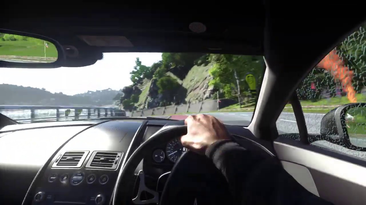 Aston Martin V12 vanquish Cockpit View Driveclub gameplay