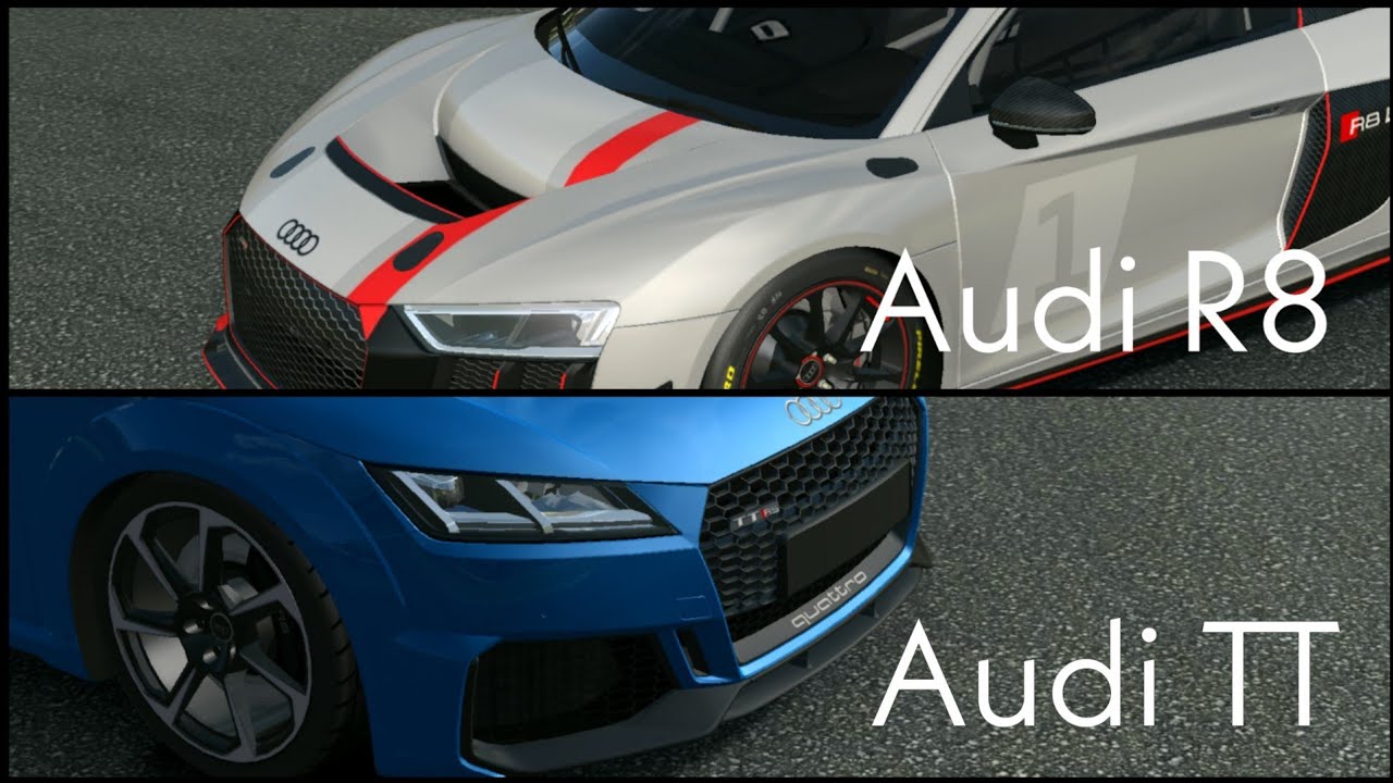 Audi R8 vs Audi TT HIGH FPS | Real Racing 3