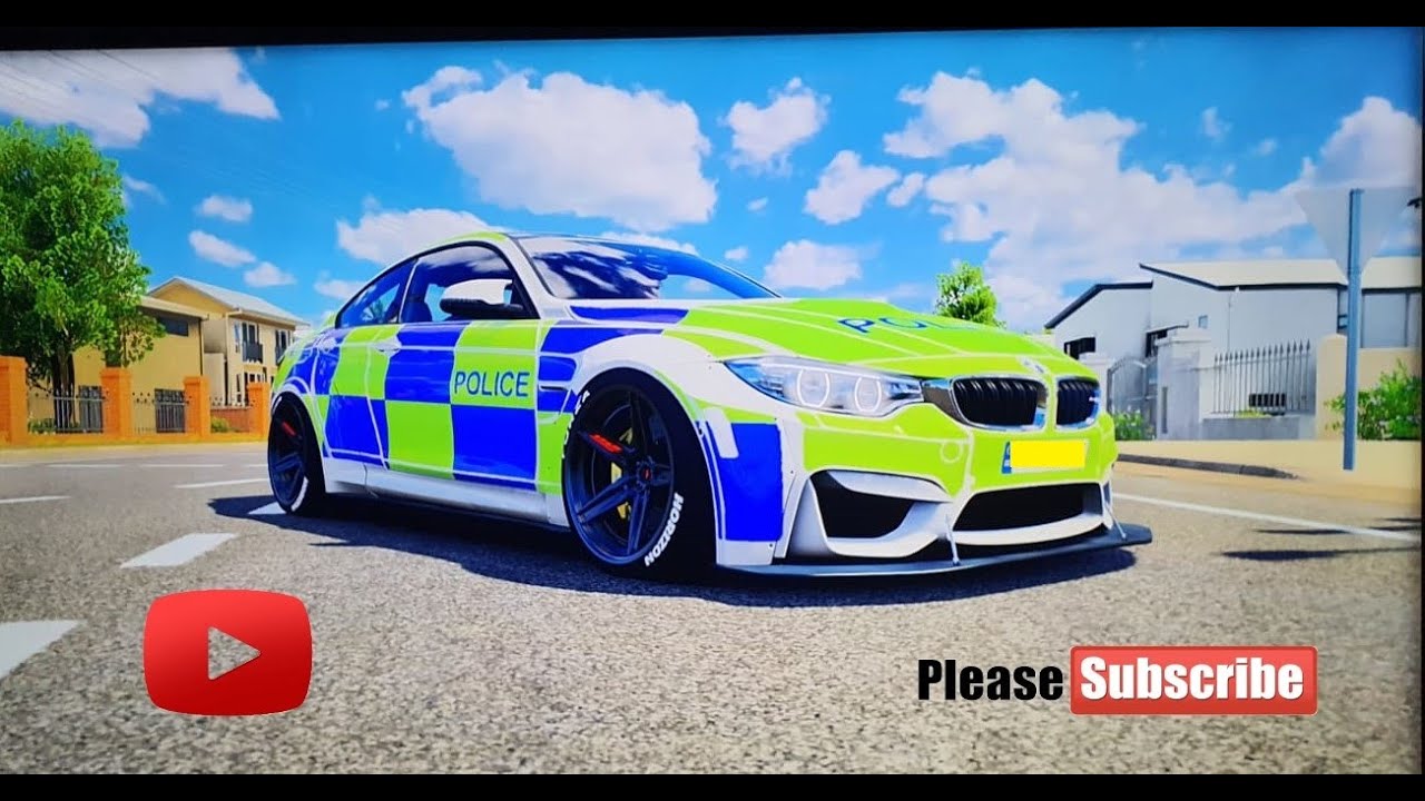 BMW M4 coupe  England police car