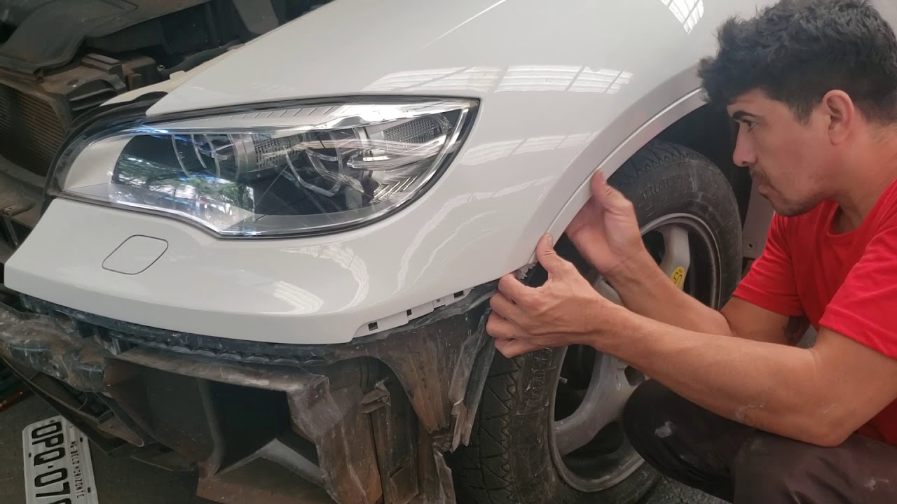 BMW X6 M – recuperação do paralama
