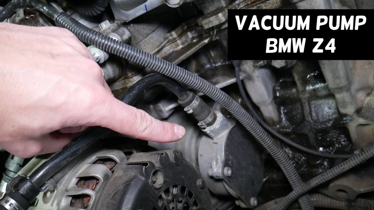 BMW Z4 VACUUM PUMP LOCATION, WHAT YOU NEED TO REPLACE THE BRAKE VACUUM PUMP ON BMW E85 E89 Z4