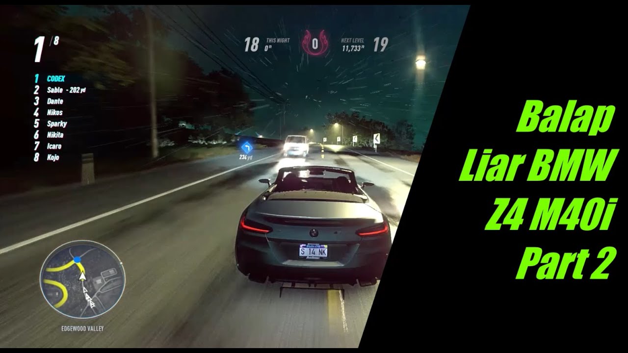 Balap liar BMW Z4  – Need For Speed:Heat Indonesia – #part 2